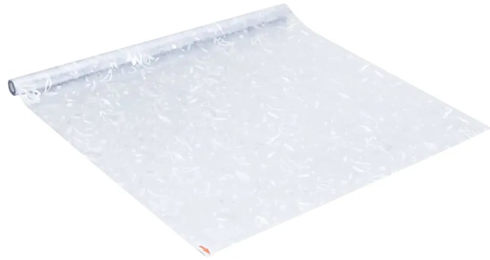 Películas para janela 4 pcs PVC fosco padrão de flor