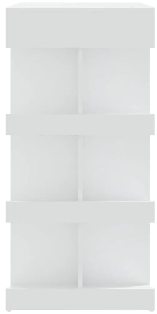 Mesa de bar c/ prateleiras derivados de madeira branco