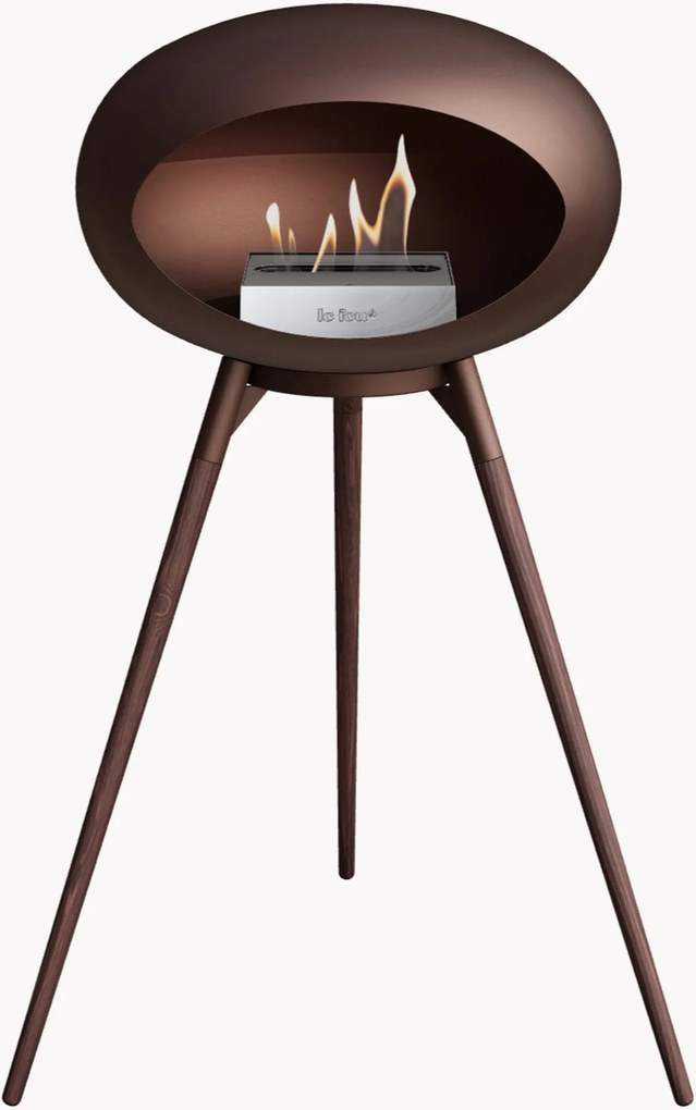 Lareira de chão alta Dome