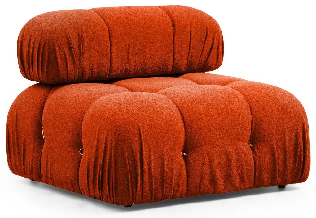 Sofá de Canto Bubble – Vermelho Telha – 288 cm x 190 cm