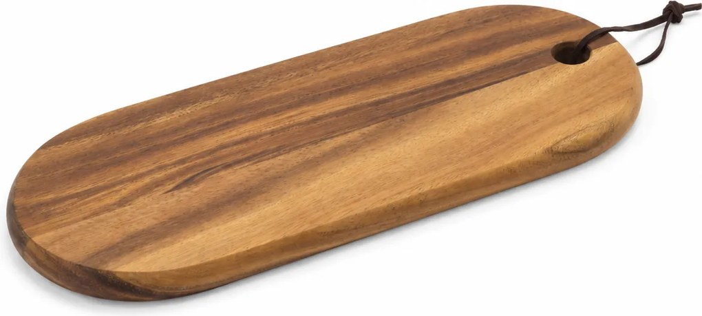 Tábua de Cozinha Oval em Acácia 16 x 38 x 2 cm