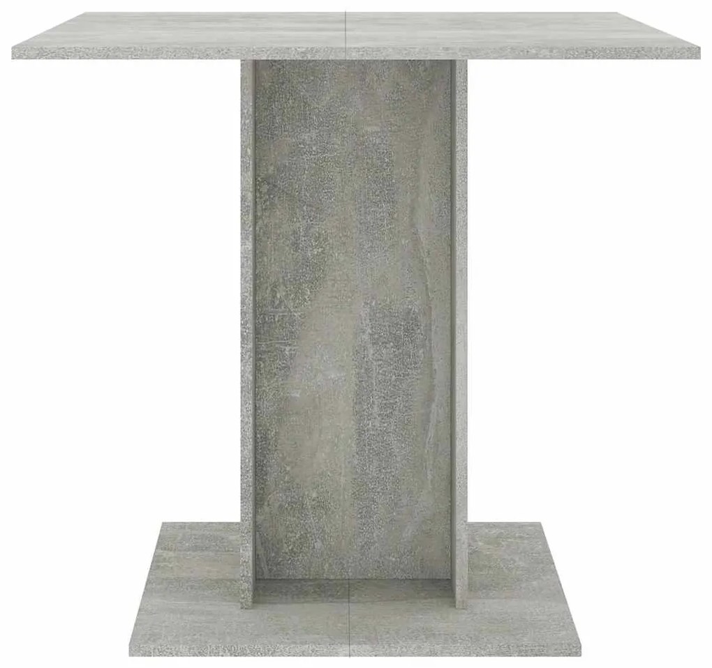 Mesa de jantar derivados de madeira cinzento cimento