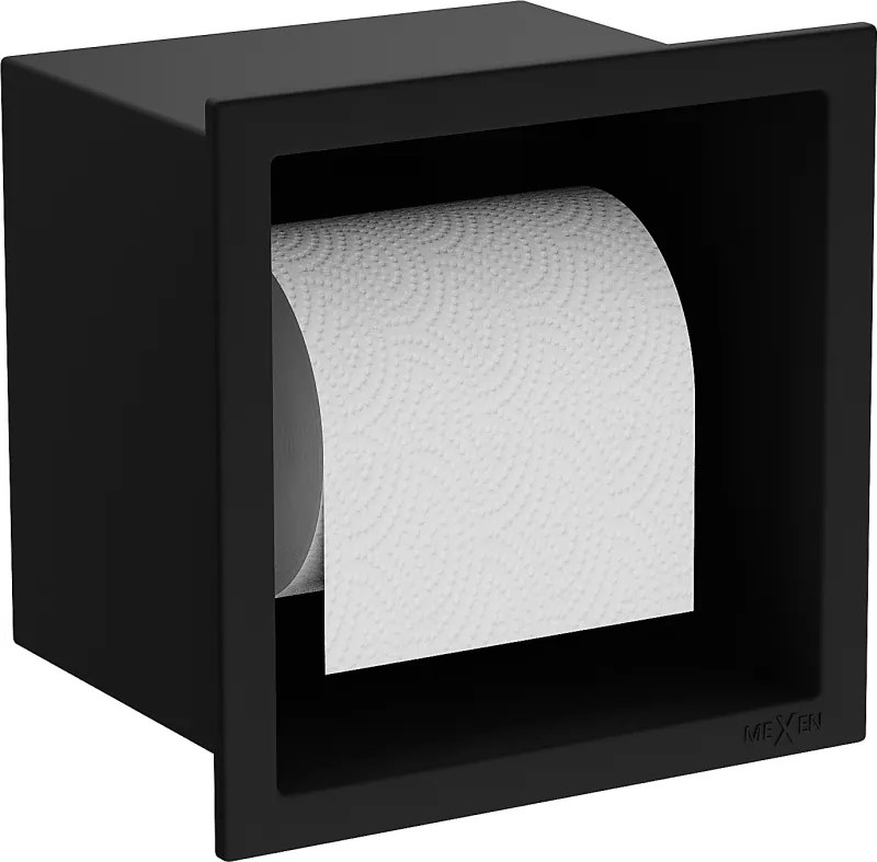 Mexen X-Wall-P suporte para papel higiénico, preto - 1973