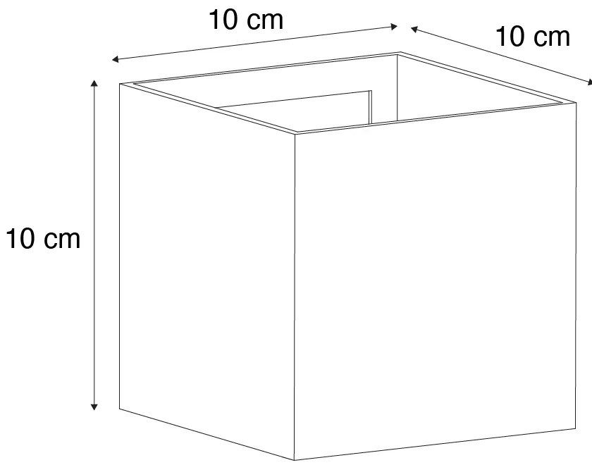 Candeeiro de parede exterior escandinavo com impressão de madeira incluindo LED IP54 - Edwin