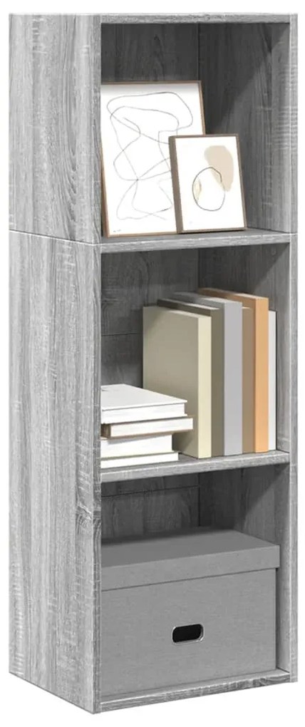 vidaXL Estante 40x30x114 cm derivados de madeira cinzento sonoma