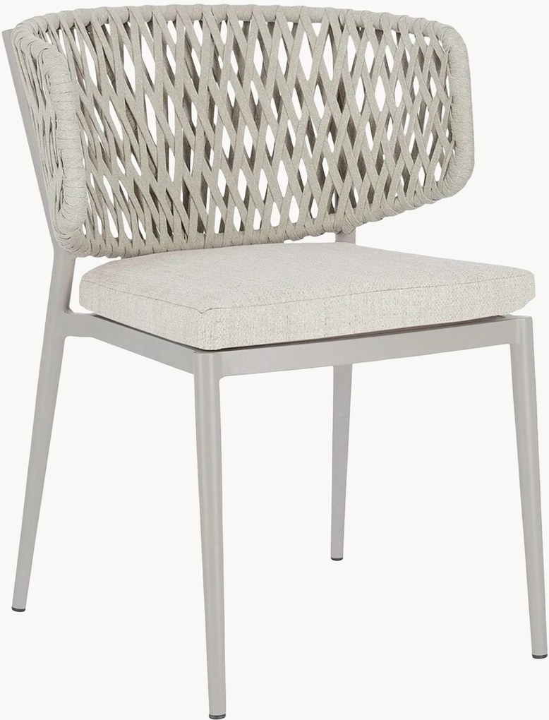 Cadeiras de jardim empilháveis Isauria, conjunto de 4