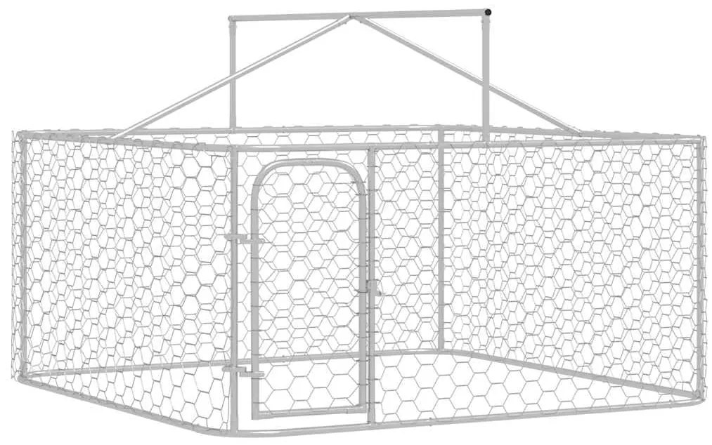 Canil de exterior com telhado 200x200x150 cm