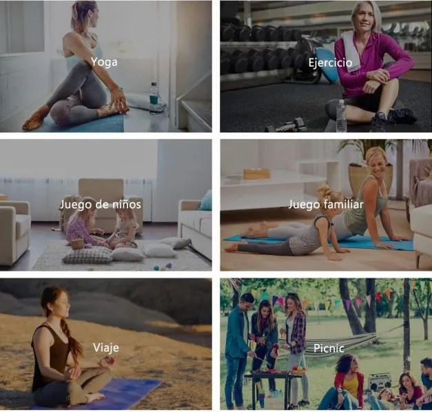 Colchão de ginástica desportiva dobrável 180 x 60 x 5 cm Tapete de ioga Tapetes de fitness Azul