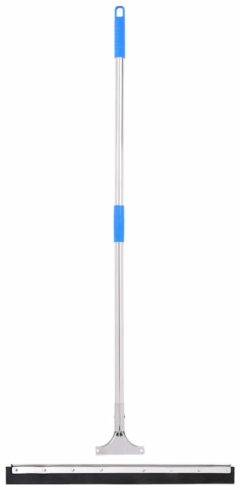 vidaXL Rodo de chão 60x122,5 cm aço e borracha