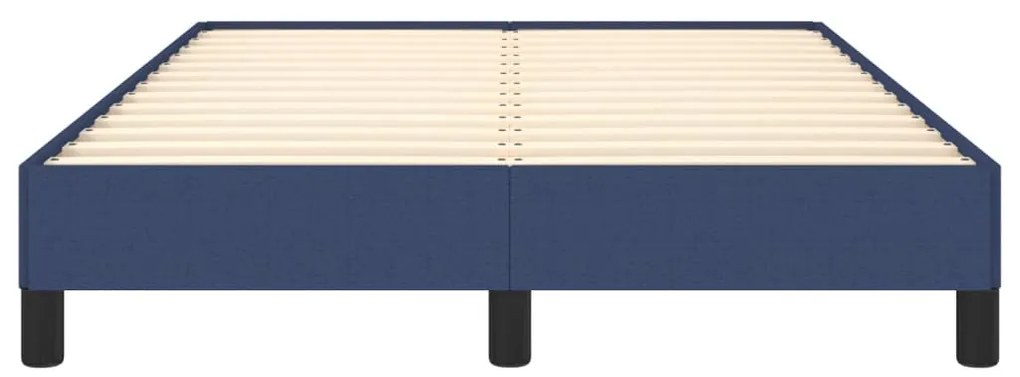 Estrutura de cama sem colchão 120x200 cm tecido azul