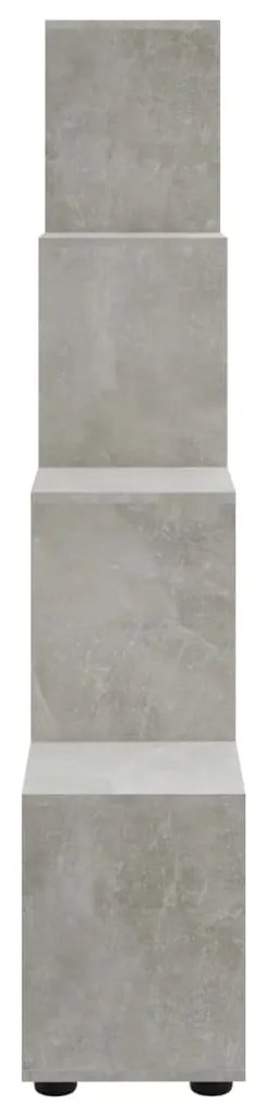 Estante escada/prateleira 142cm derivados madeira cinza cimento