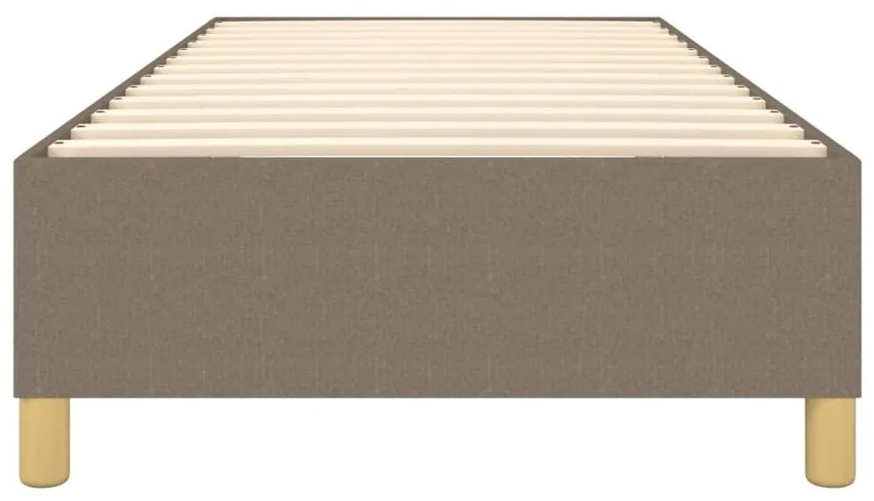 Estrutura cama sem colchão 90x200 cm tecido cinza-acastanhado