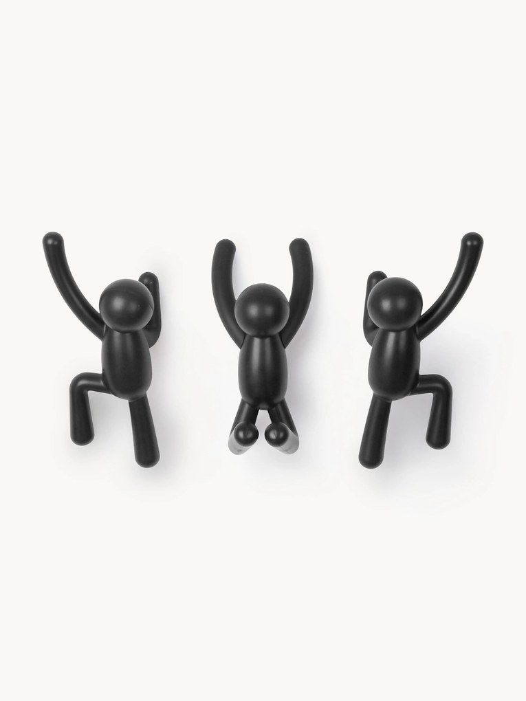Cabide de parede de design Buddy, conjunto de 3