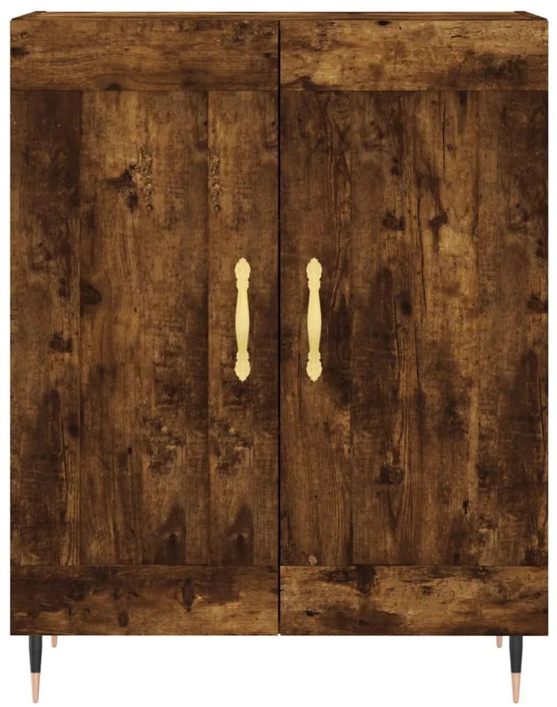 Aparador 69,5x34x90 cm derivados de madeira cor carvalho fumado