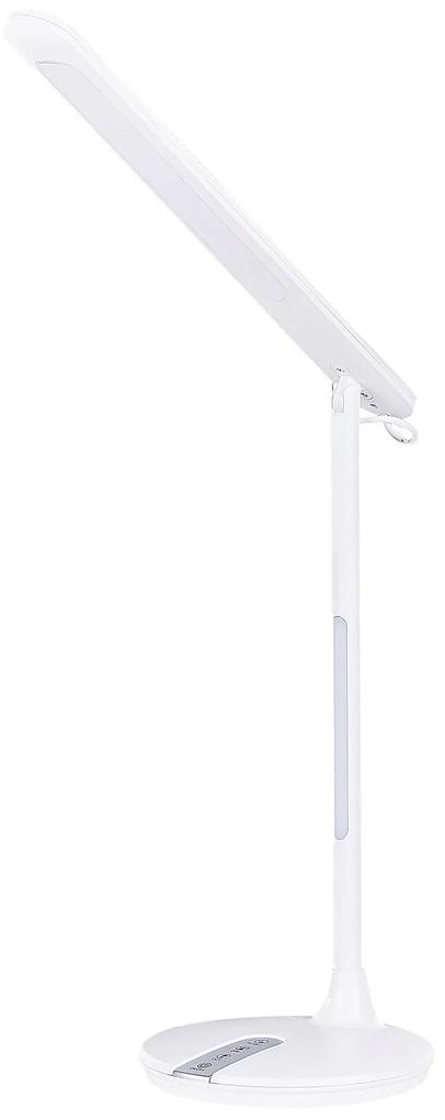 Candeeiro de mesa LED em metal branco 38 cm DRACO Beliani