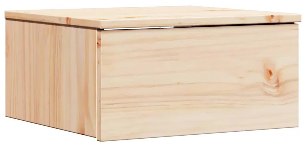 Mesa de Cabeceira Montada na Parede Castanho 37 x 35 x 18,5 cm