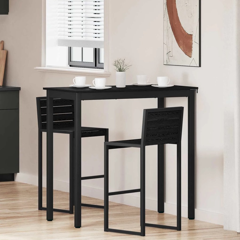 vidaXL Mesas de jantar Madeira processada