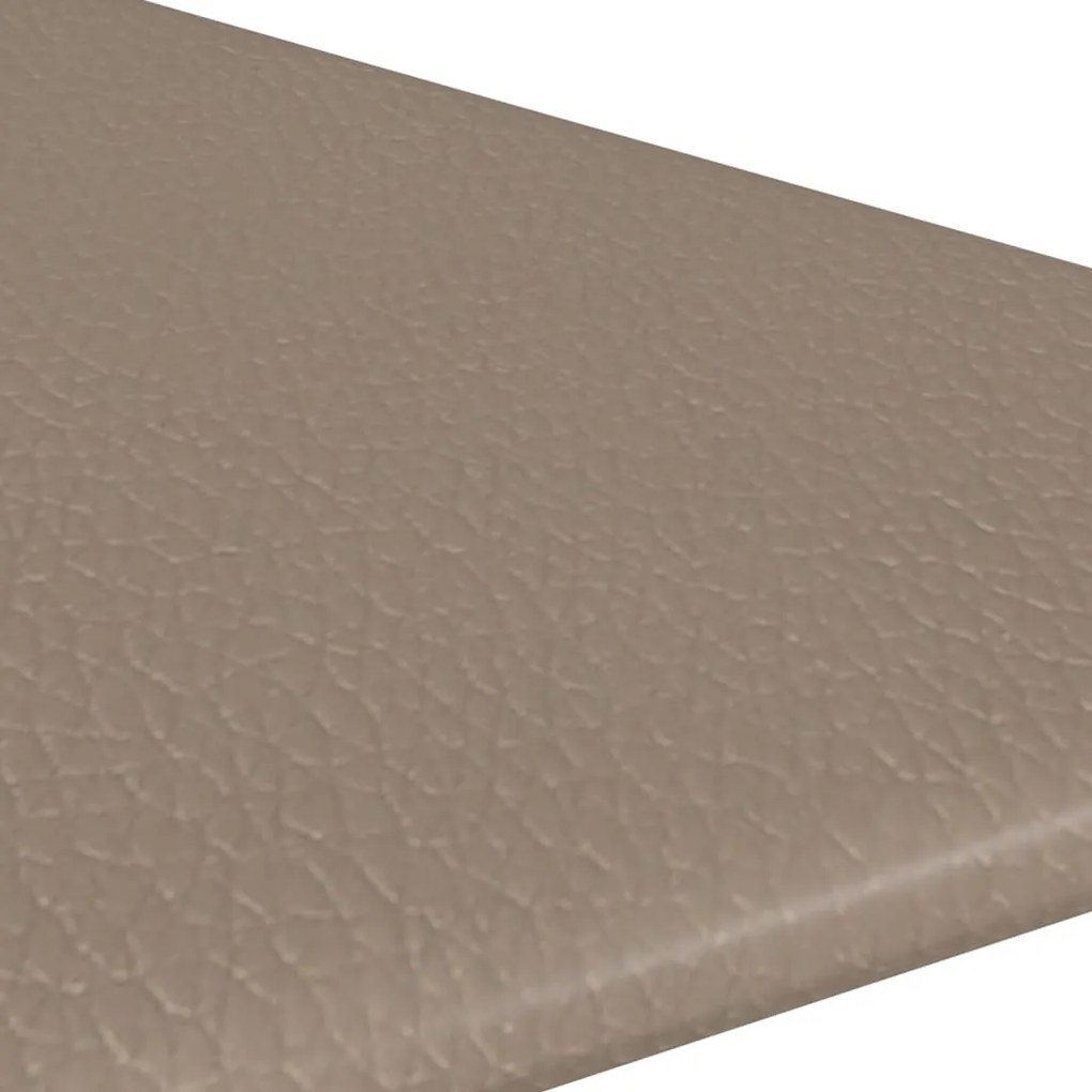 Painel parede 12pcs 30x30cm couro artificial 0,54 m² cappuccino