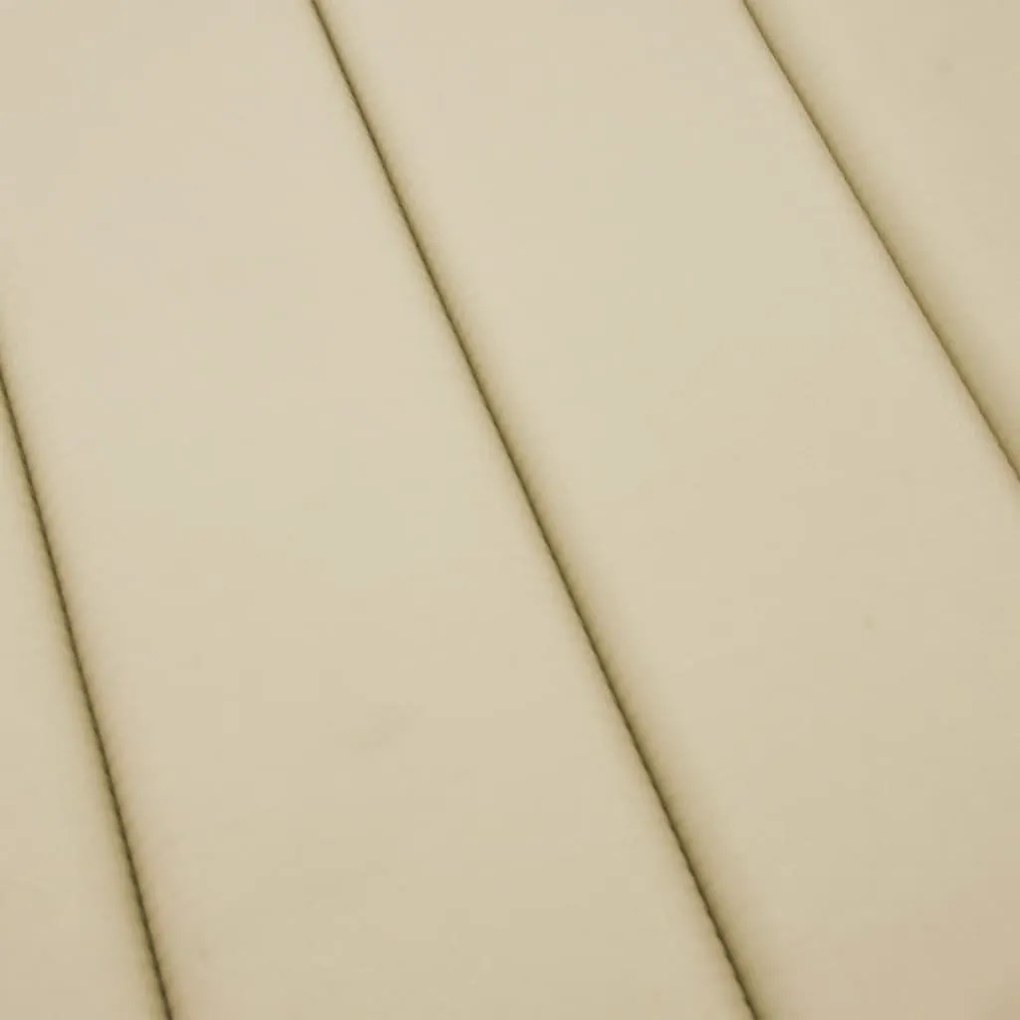Almofadão p/ espreguiçadeira 200x60x3 cm tecido oxford bege
