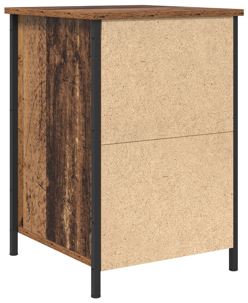 Mesa de Cabeceira Madeira Velha 40x42x60 cm Madeira Engenharia