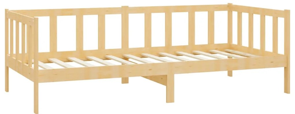 Sofá-cama com gavetas 90x200 cm pinho maciço