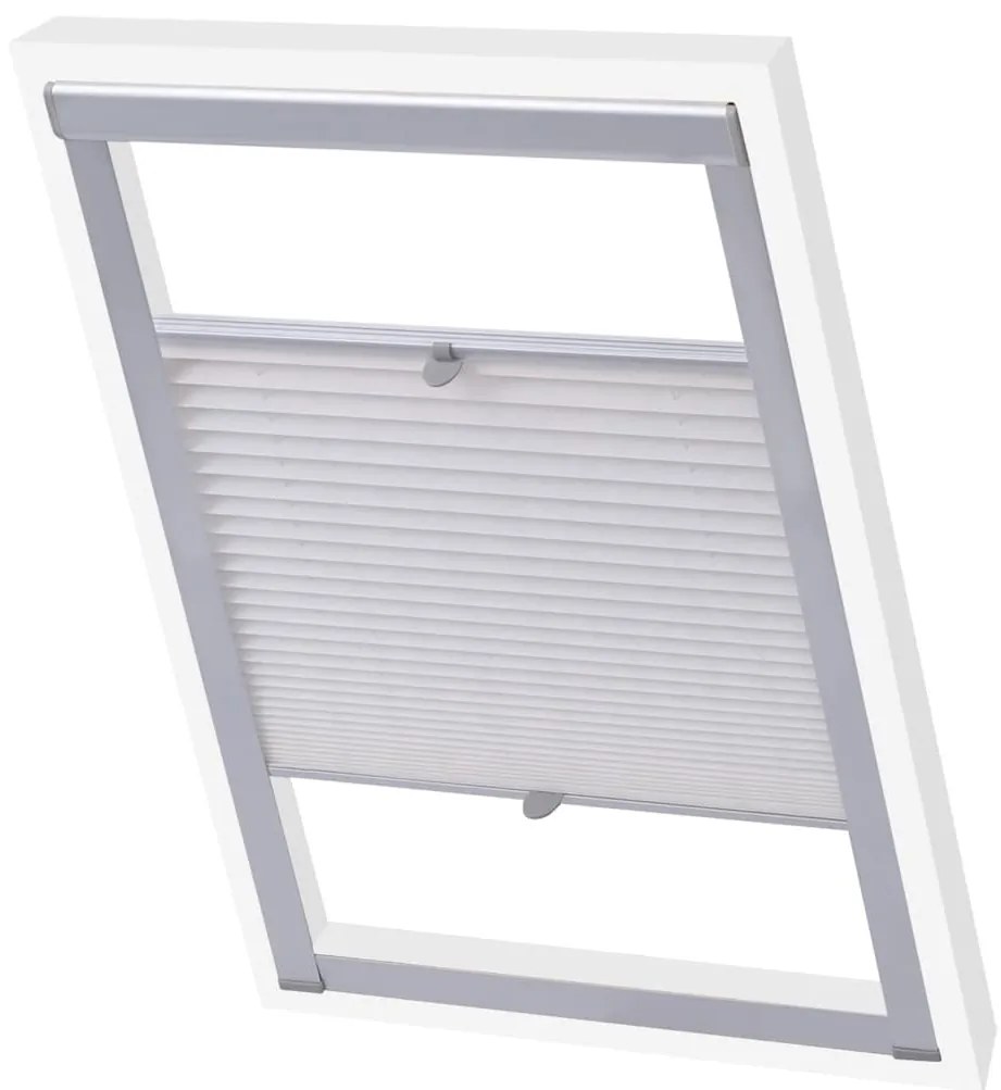 Persiana plissada branco CK04