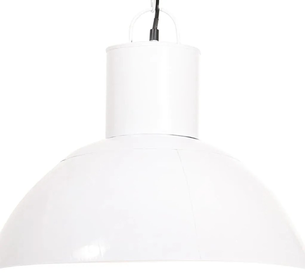 Candeeiro suspenso redondo 25 W 48 cm E27 branco