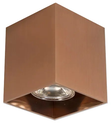 Foco Qubo 1 cobre Design,Moderno