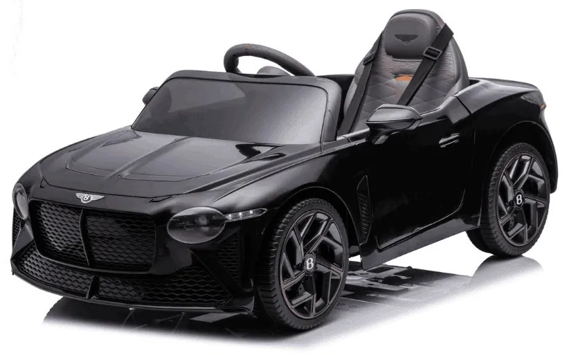 Carro elétrico para crianças Bentley Bacalar 12V, portas que se abrem para cima, controlo remoto 2,4 GHz, luzes LED, entrada USB/AUX, suspensão, bater