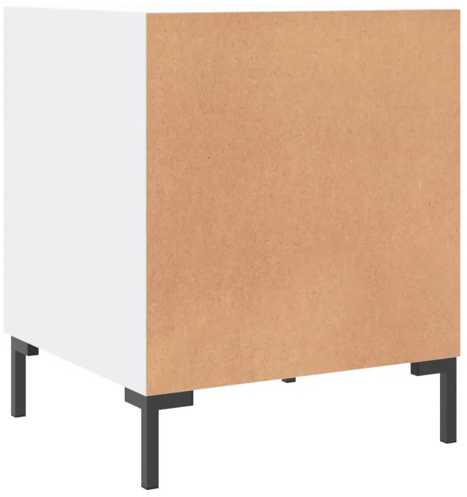 Mesa cabeceira 40x40x50 cm derivados de madeira branco