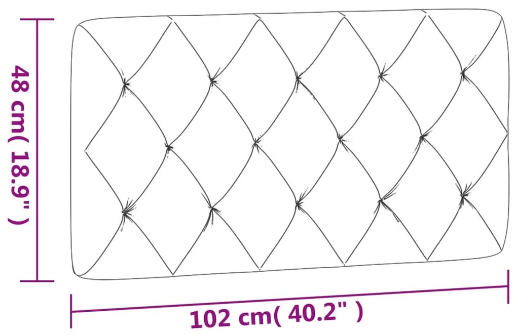 Almofadão de cabeceira 100 cm veludo cinzento-escuro