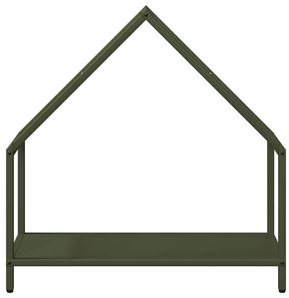 Suporte para lenha aço laminado a frio verde azeitona