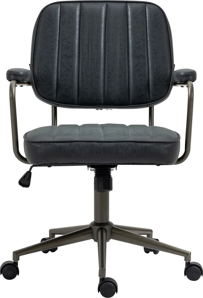 Cadeira de escritório Natrona antiga preta