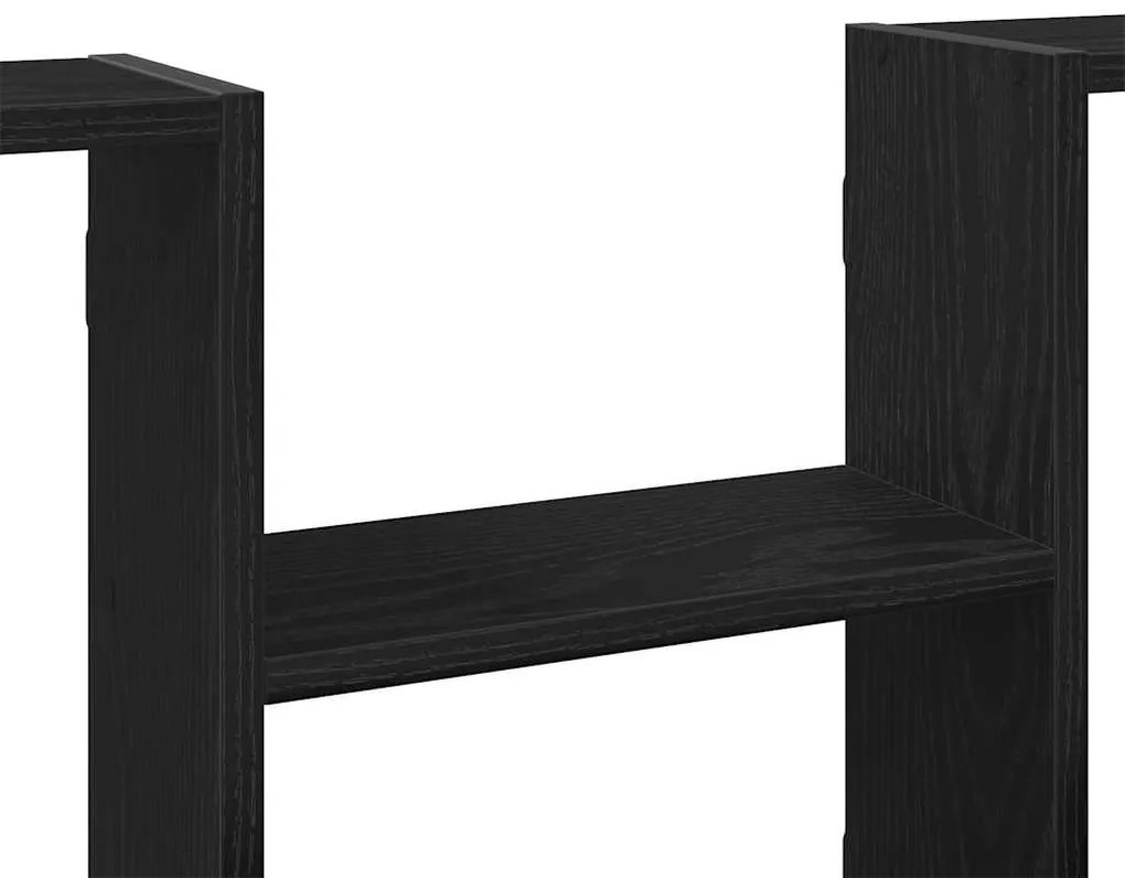 Prateleira de parede 99x15x60 cm deriv. madeira carvalho preto