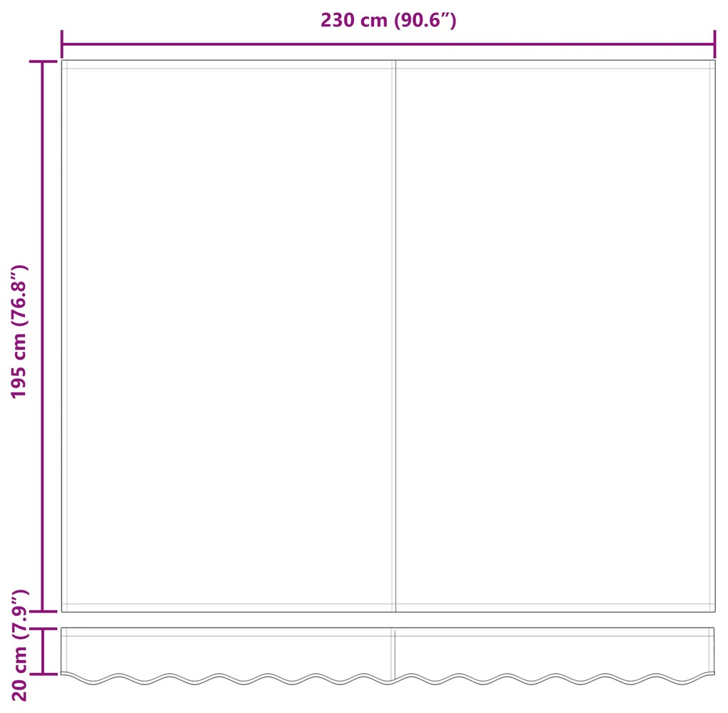 Tecido de substituição do toldo para estrutura de 2,5x2 m Vermelho