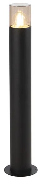 Candeeiro de pé exterior moderno preto 70 cm - Odense Moderno