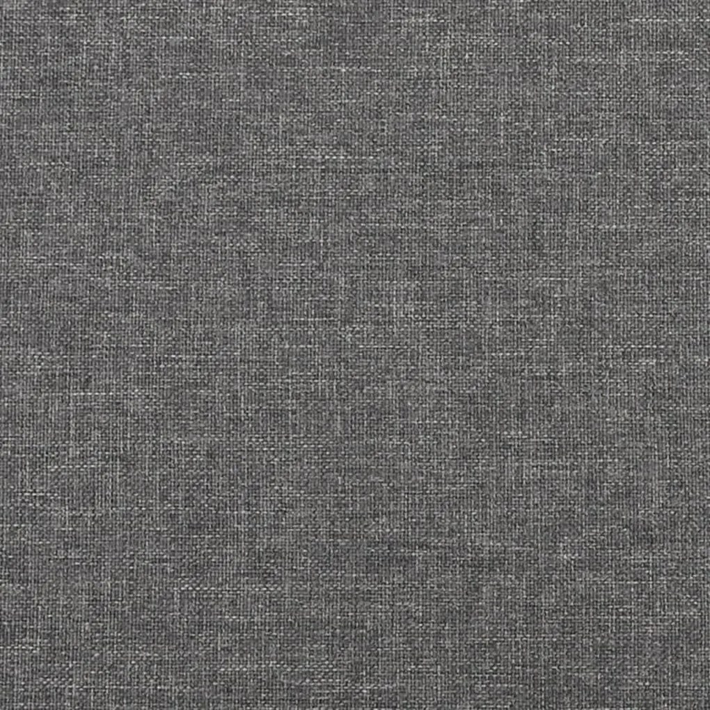 Apoio de pés 45x29,5x35 cm tecido cinzento-claro