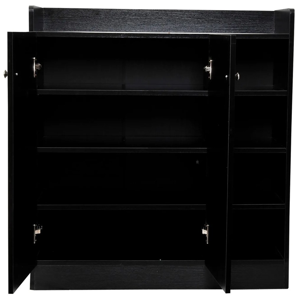 Aparador Snow de 83 cm - Preto - Design Escandinavo