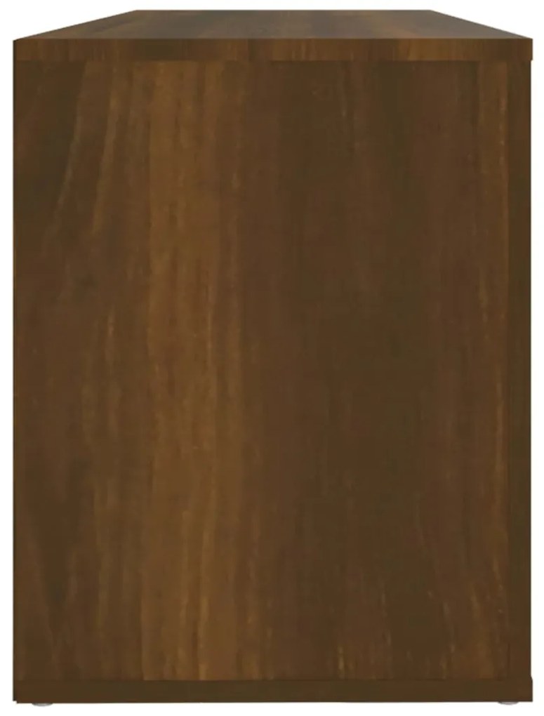 Sapateira 100x35x45 cm derivados de madeira carvalho castanho