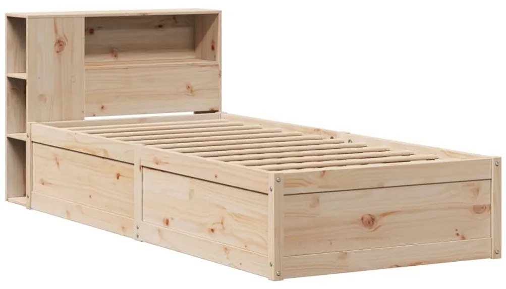 Cama sem colchão 90x190 cm madeira de pinho maciça