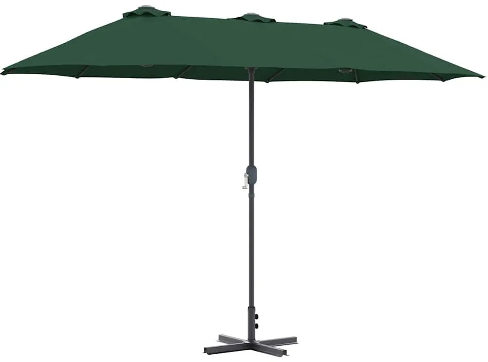 Guarda-sol de Jardim Verde 380 x 196 x 235 cm