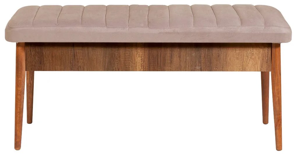 Conjunto de Mesa de Jantar Extensível e Cadeiras Vina – Nogueira e Ped