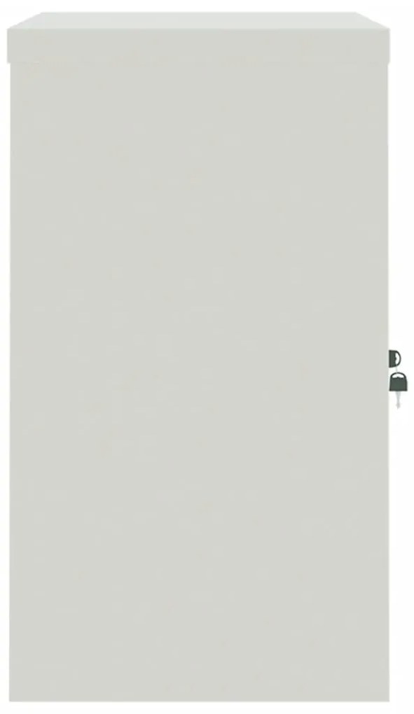 Arquivador 90x40x70 cm aço cinzento-claro e azul