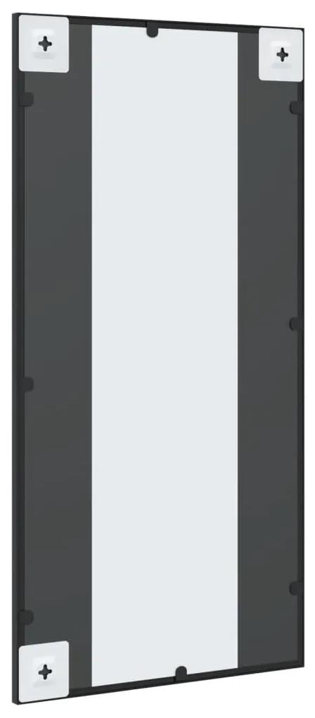Espelho de parede retangular 40x80 cm ferro preto