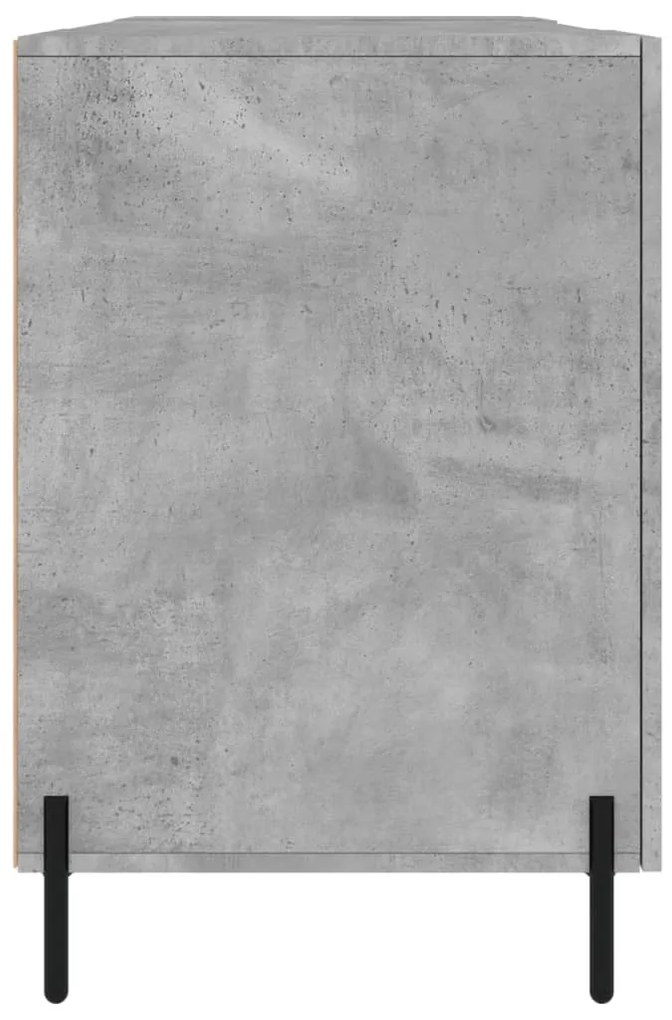Secretária 140x50x75 cm derivados de madeira cinza cimento