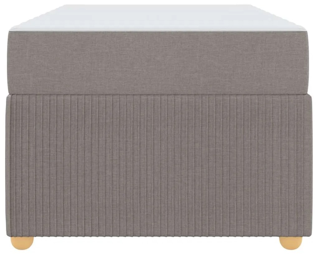 Estrutura da Cama Cinzento-acastanhado 90 x 190 cm tecido