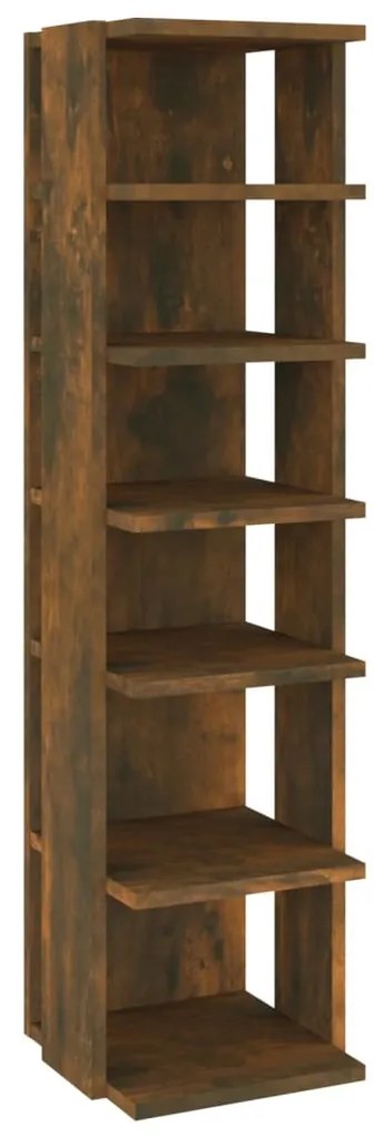Sapateiras 2pcs 27,5x27x102cm derivados madeira carvalho fumado
