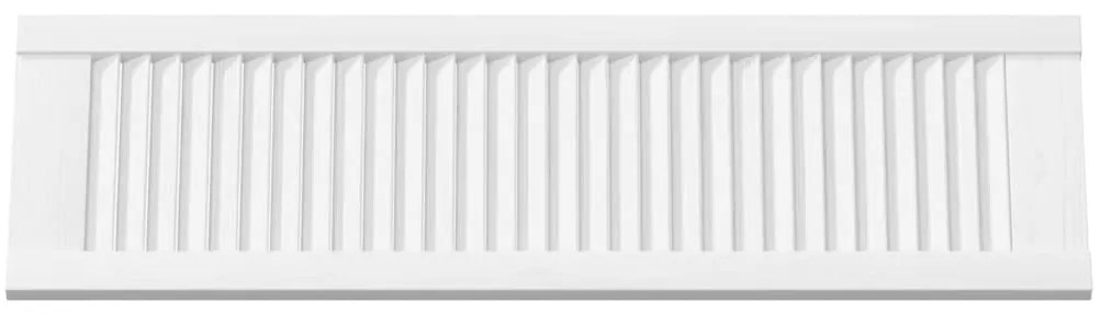 Porta de armário com design de persiana 99x29,5 cm branco