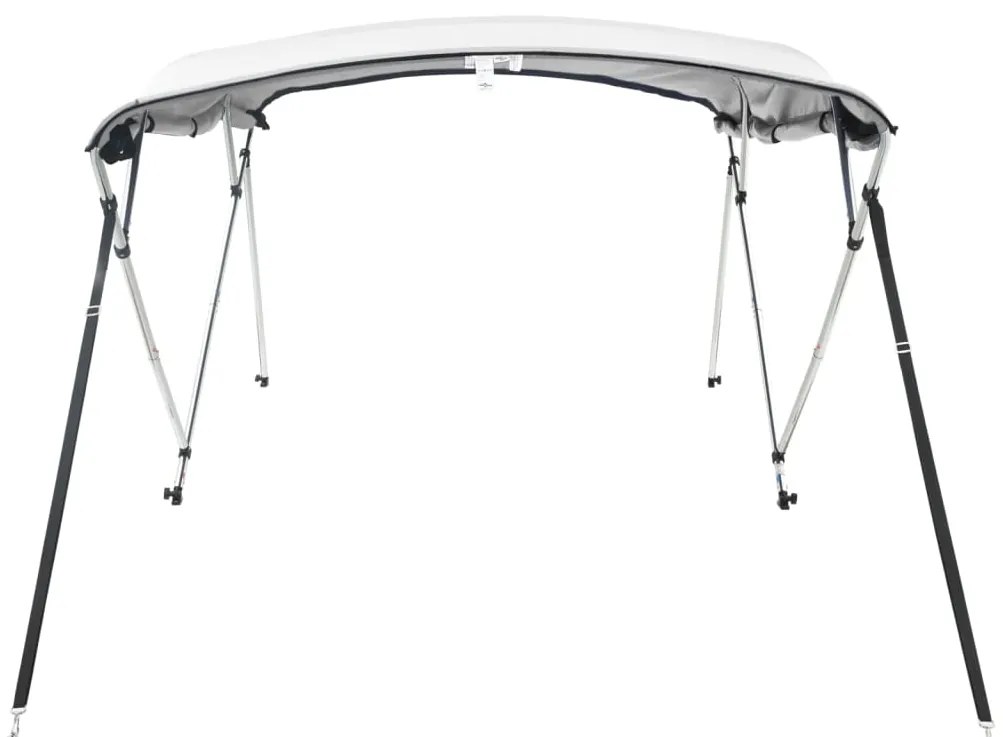 Toldo de 4 arcos Bimini c/ paredes laterais 243x(200-213)x137cm