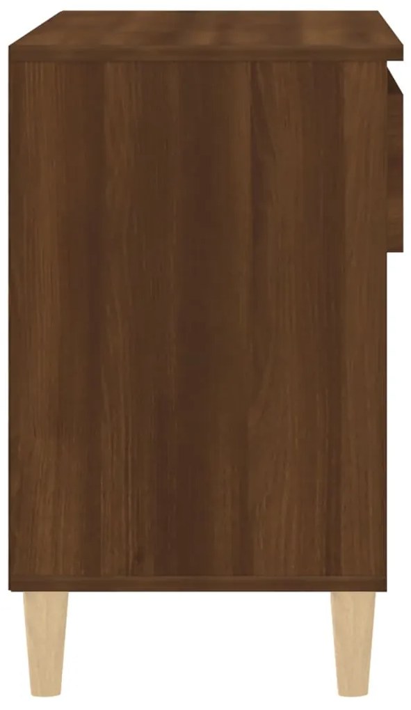 Sapateira 70x36x60 cm derivados de madeira carvalho castanho